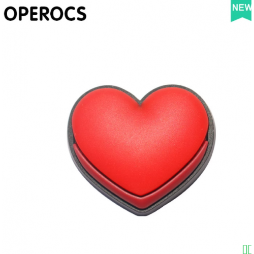 适配洞洞鞋配饰鞋花智必星卡扣加厚彩虹西瓜diy级感配件装饰扣