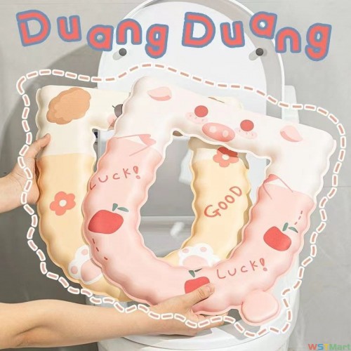 四季卡通马桶垫EVA防水可擦免洗通用