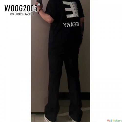 冬季加绒加厚牛仔裤男直筒宽松 宽松版