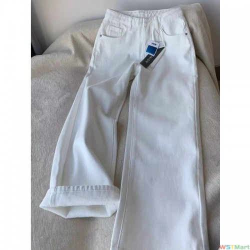 冬季加绒加厚牛仔裤男直筒宽松 宽松版