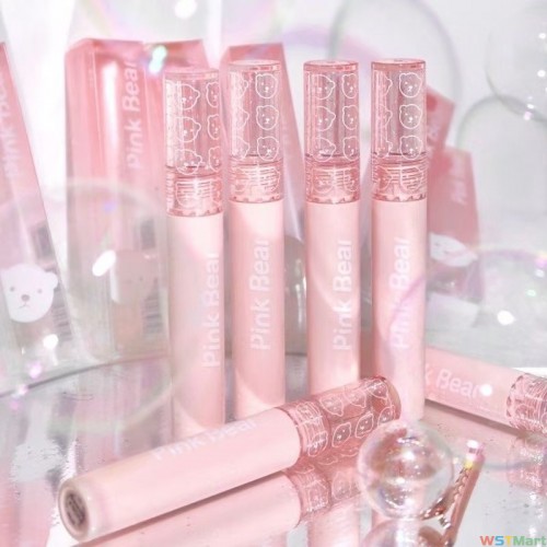 pinkbear镜面唇釉滋润持久不拔干