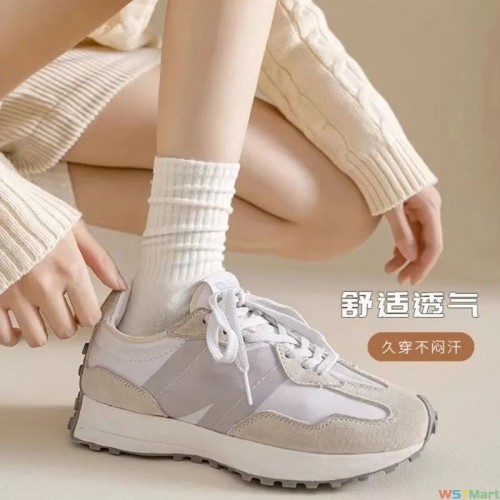 棉袜子女款无骨中长筒袜秋冬季保暖防臭运动堆堆袜