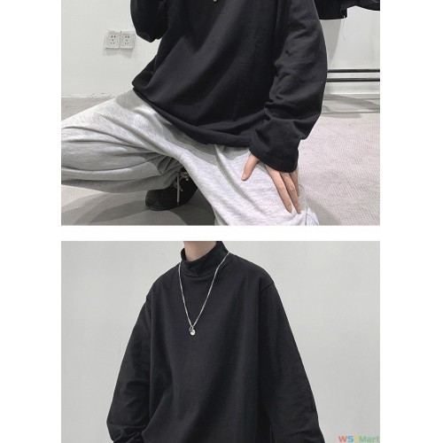 领卫衣秋冬款宽松百搭长袖t恤港风打底衫冬季ins潮流内搭衣服