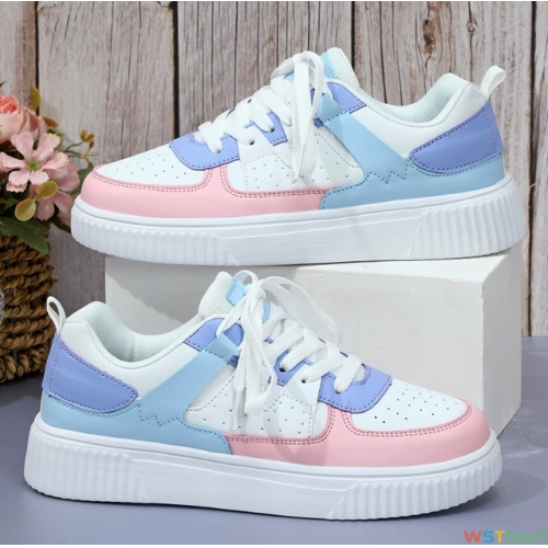 韩版厚底潮流情侣款板鞋透气舒适休闲运动鞋时尚百搭户外平底鞋