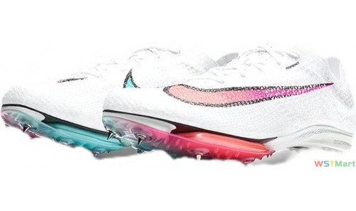 adidas Adizero Finesse 轻盈舒适 织物皮革 低帮 碳板 短跑跑步鞋 男女同款 绿蓝紫