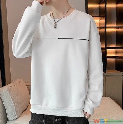 春秋季卫衣式青少年学生长袖T恤ins韩版帅气长袖宽松衣服