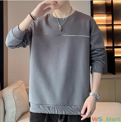 春秋季卫衣式青少年学生长袖T恤ins韩版帅气长袖宽松衣服