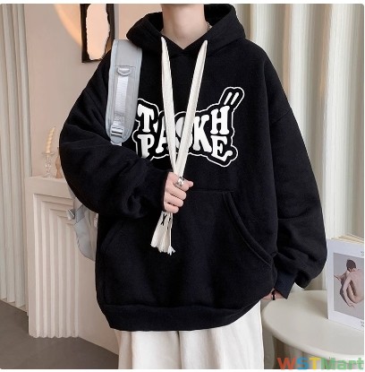 卫衣2024春秋季新款士美式潮牌连帽宽松套头上衣服外套装潮