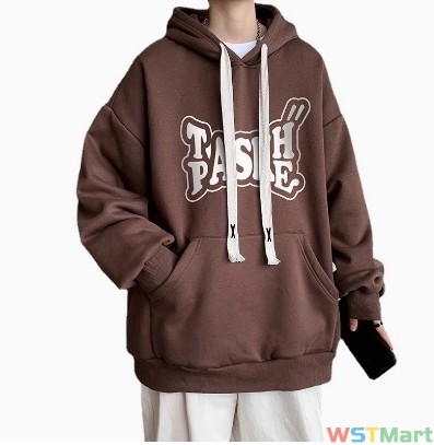 卫衣2024春秋季新款士美式潮牌连帽宽松套头上衣服外套装潮