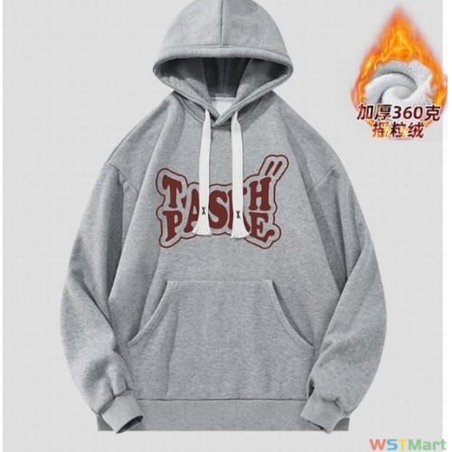 卫衣2024春秋季新款士美式潮牌连帽宽松套头上衣服外套装潮