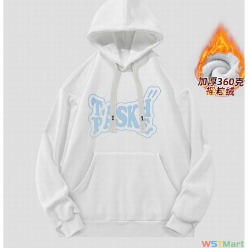 卫衣2024春秋季新款士美式潮牌连帽宽松套头上衣服外套装潮