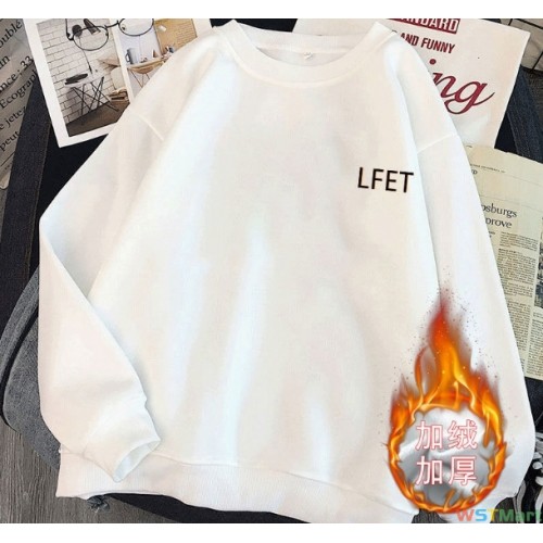 士卫衣新款春秋宽松港风薄款长袖打底衫情侣外套装t恤上衣服