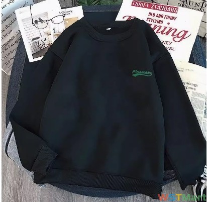 卫衣潮长袖圆领t恤潮流港风宽松新款生春秋宽松百搭上衣服