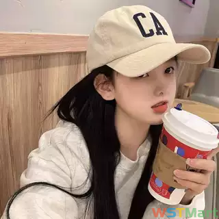 2022新款洋气CA帽子女时尚网红春秋季鸭舌帽韩版ins百搭棒球帽