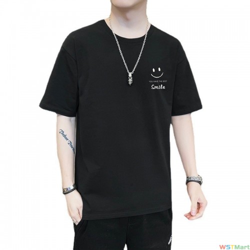 短袖t恤士夏季潮牌宽松港风体恤纯棉半袖潮流ins薄款装上衣服