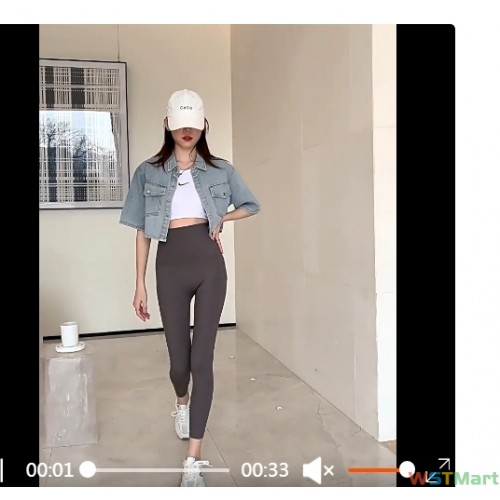 鲨鱼皮打底裤女外穿春秋季腰鲨鱼裤薄款瘦腿提臀瑜伽芭比裤