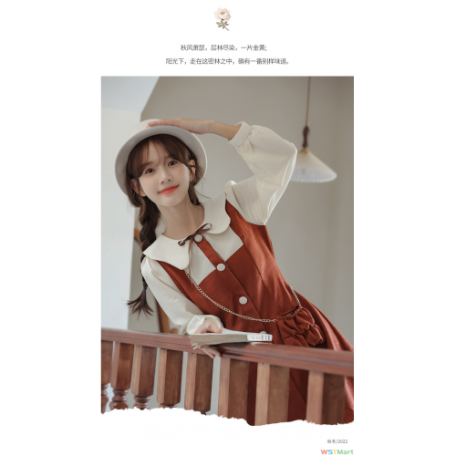 2024新款女装新年红色小个子连衣裙学院风法式富家千金赫本小红裙