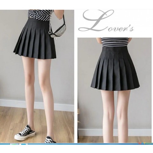 百褶裙女半身裙 新款腰显瘦带内衬 小个子学生装短裙学院风
