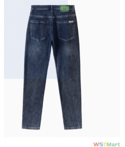 包邮新款士韩版牛仔时尚潮牌休闲弹力微锥小直筒青年牛仔裤 五折