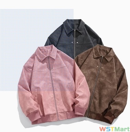 春秋季新款宽松美式复古潮牌街头机车服夹克外套pu皮衣装百搭潮