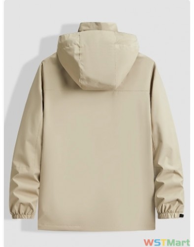 啄木鸟秋冬季可拆卸内胆冲锋衣外套男士加大码户外三合一防风夹克