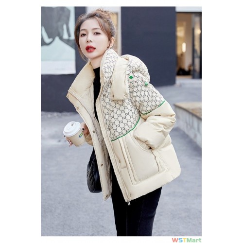 短款羽绒服女冬2022新款小个子韩版时尚加厚白鸭绒面包服连帽外套