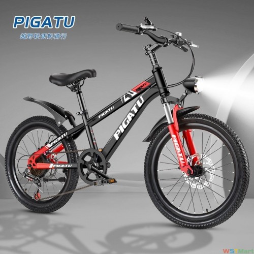 儿童自行车6-12岁男孩变速女学生单车中大童脚踏18寸24山地车