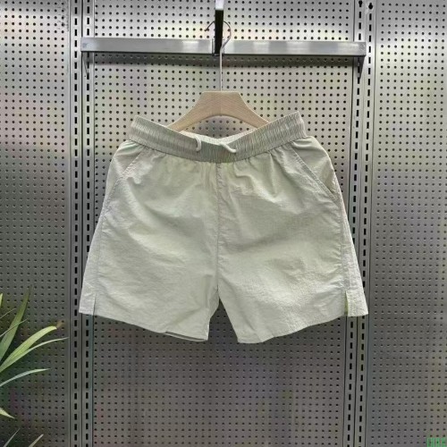 2025新款夏季冰丝速干短裤男女潮牌休闲三分裤情侣抽绳纯色百搭款