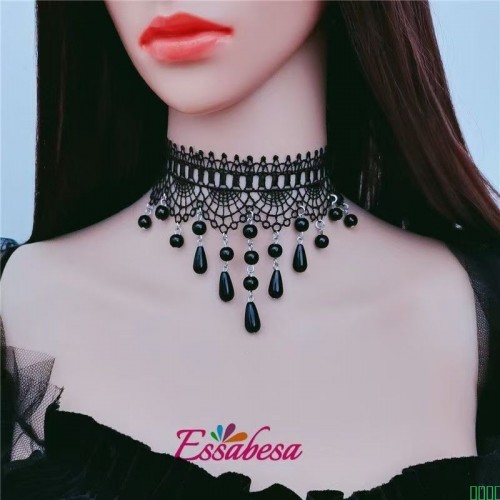 高级感珍珠蝴蝶流苏簪子中国风后脑勺发簪国风旗袍发钗复古风头饰