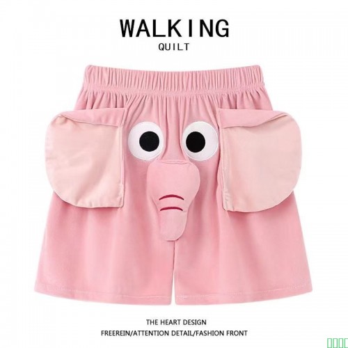 【特价处理】夏季情侣男小飞象短裤可爱网红搞怪大象飞天小象睡裤