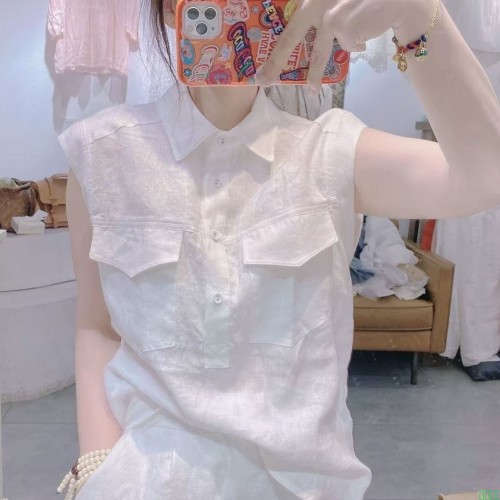 欧洲站2025夏季新款时尚套装女纯色拼接纽扣polo领短袖衬衫+短裤