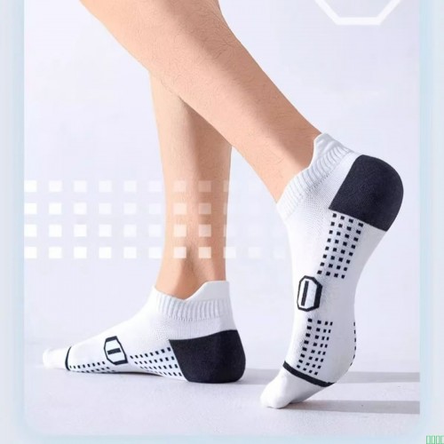 运动袜子男款夏季薄款短袜透气专业跑步马拉松羽毛球专用男士袜子