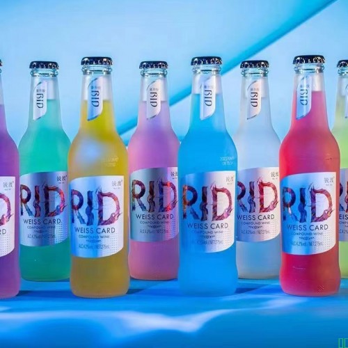 锐渡鸡尾酒磨砂瓶装275ml低度微醺鸡尾酒4.2度朗姆酒女士果酒微醺