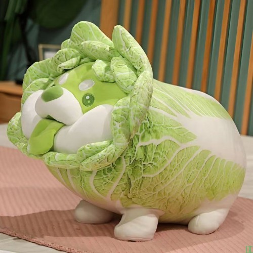 蔬菜精灵白菜狗公仔玩偶小狗毛绒玩具娃娃男女孩抱枕睡觉生日礼物