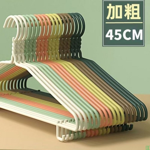 40支长款衣架衣服撑衣挂儿童防滑学生宿舍用晾衣架无痕衣架子钩子