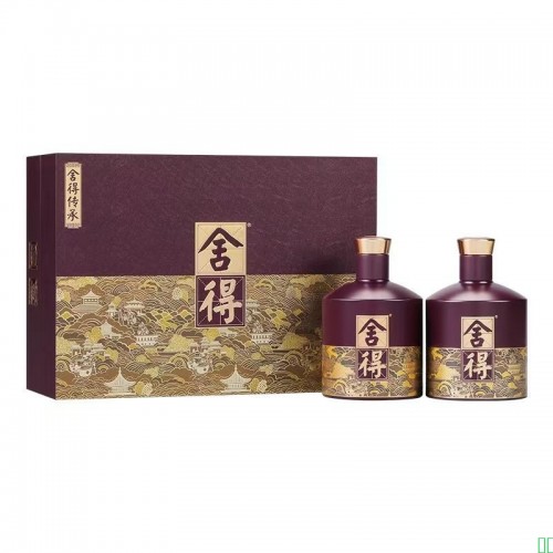 舍得酒品味舍得传承礼盒装52度538ml*2瓶浓香型自饮过节送礼白酒