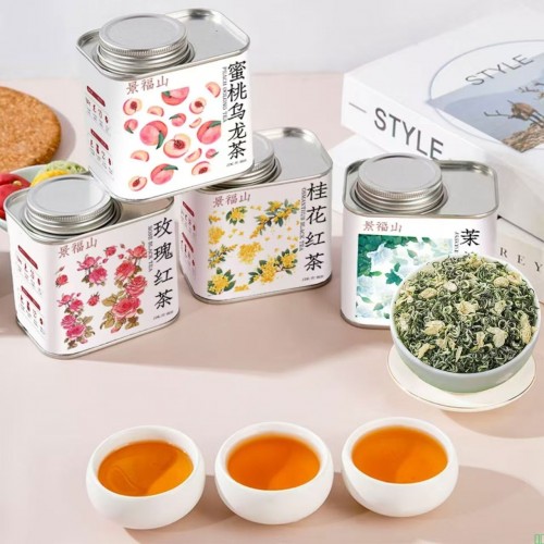 景福山 四大花果茶茉莉花茶玫瑰红茶桂花红茶蜜桃乌龙飘雪金骏眉