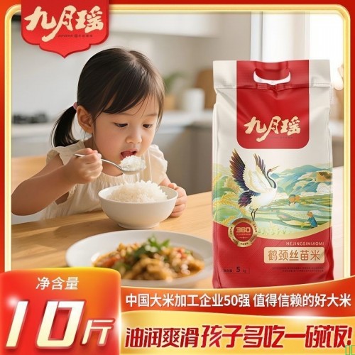 九月瑶鹤颈丝苗米10斤当季新米长粒香米象牙米猫牙米饭店商用家庭