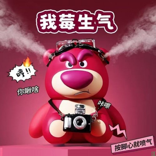 Disney/迪士尼草莓熊加湿器香薰机送女朋友闺蜜生日礼物创意摆件