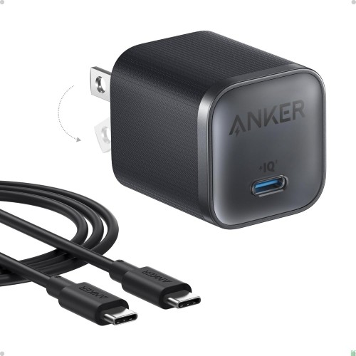 Anker Nano 45W Type C 充电器快速充电,小巧可折叠插头 USB C 充电器块