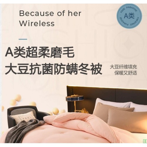 大豆纤维被子被芯正品旗舰店冬被加厚保暖单人棉被学生宿舍春秋被