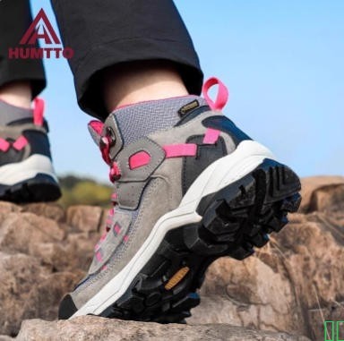 悍途户外高帮登山鞋女防滑运动鞋耐磨防泼水专业越野爬山徒步鞋女