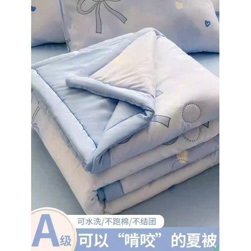 超凉感夏凉被可机洗2025新款夏日空调被夏季薄款被子学生单人夏被