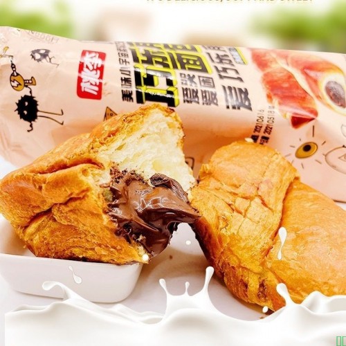 【11袋】桃李巧乐角面包牛角包夹心巧克力味爆浆早餐代餐充饥办公