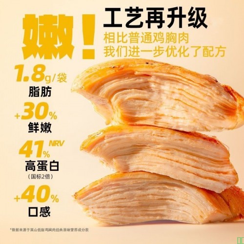 【特价20大袋】低脂鸡胸肉高蛋白饱腹健身代餐开袋即食小零食1袋