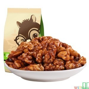 三只松鼠坚果特产休闲零食核桃肉琥珀核桃仁165g/袋