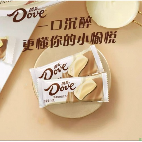 德芙丝滑牛奶巧克力黑白巧盒装碗装礼盒零食喜糖年货送女友礼物