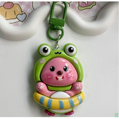 大号海鲤立体变装钥匙扣甜美少女闺蜜情侣礼物书包挂件配饰挂饰