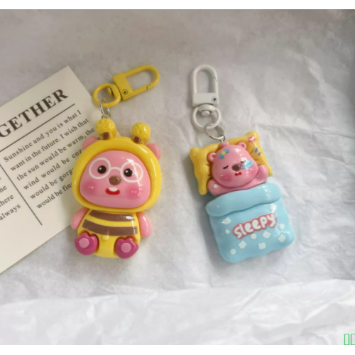 大号海鲤立体变装钥匙扣甜美少女闺蜜情侣礼物书包挂件配饰挂饰