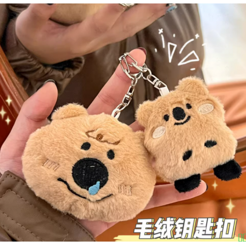趣味毛绒小熊公仔挂件可爱卡通少女钥匙扣软萌玩偶朋友闺蜜小礼品